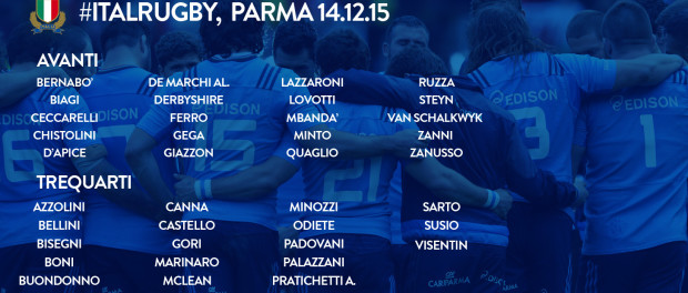 I convocati per il raduno di Parma