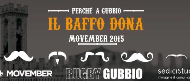 “A Gubbio il baffo dona”, l’iniziativa per Movember