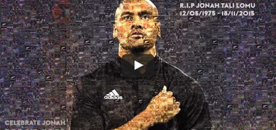 Tributo alla legenda All Blacks, Jonah Lomu